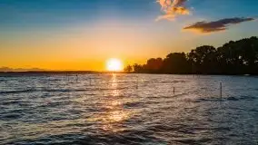 Zachód słońca nad jeziorem Niegocin - zdjęcie 4