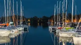 Stanica Wodna Stranda po zmierzchu, lipiec 2021 - zdjęcie 5