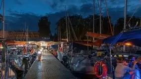 Stanica Wodna Stranda po zmierzchu, lipiec 2021 - zdjęcie 7