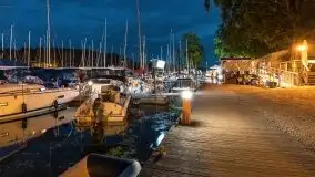 Stanica Wodna Stranda po zmierzchu, lipiec 2021 - zdjęcie 24