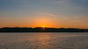 Wieczorny zachód podczas rejsu po ryńskim, czerwiec 2021 - zdjęcie 27