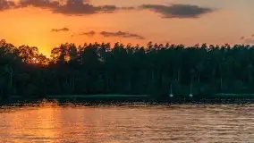 Zachód nad jeziorem Bełdany, koniec czerwca 2021 r. - zdjęcie 3