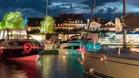 Nocne Mikołajki, Wioska Żeglarska i część promenady - zdjęcie 5