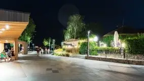 Nocne Mikołajki, Wioska Żeglarska i część promenady - zdjęcie 16