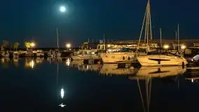 Wieczorne Giżycko, port Ekomarina - zdjęcie 1