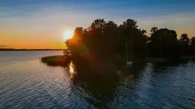 Zachód słońca w Fuledzie nad jeziorem Dobskim - zdjęcie 18