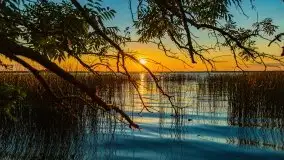 Zachód słońca w Fuledzie nad jeziorem Dobskim - zdjęcie 14