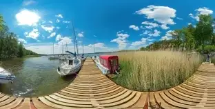 3 przystanie przy Bełdanach w Piaskach, Popielnie i Wierzbie