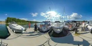 Mazurski Raj, piękne miejsce nad jeziorem Bełdany w Piaskach