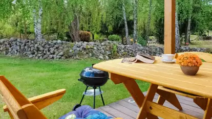 Kamienny Ogród Holiday Park komfortowe domki z 2 sypialniami w parku nad jeziorem Tałty na Mazurach, Stare Sady, Mikołajki - zdjęcie 38