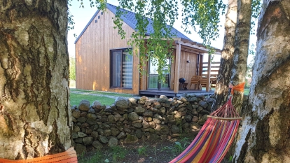 Kamienny Ogród Holiday Park komfortowe domki z 2 sypialniami w parku nad jeziorem Tałty na Mazurach, Stare Sady, Mikołajki - zdjęcie 32