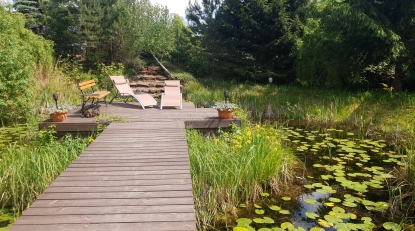 Kamienny Ogród Holiday Park komfortowe domki z 2 sypialniami w parku nad jeziorem Tałty na Mazurach, Stare Sady, Mikołajki - zdjęcie 21