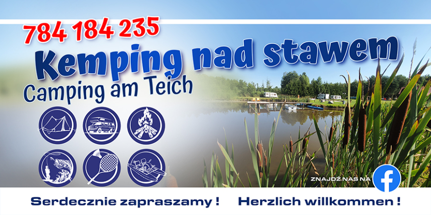 Kemping nad stawem 