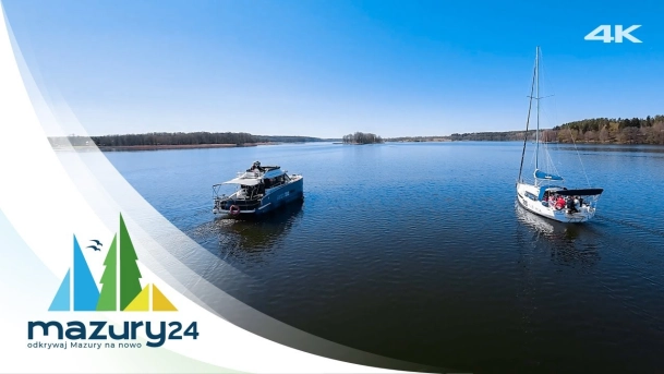 Dynamiczne... i z lotu ptaka, jezioro Ryńskie 4K