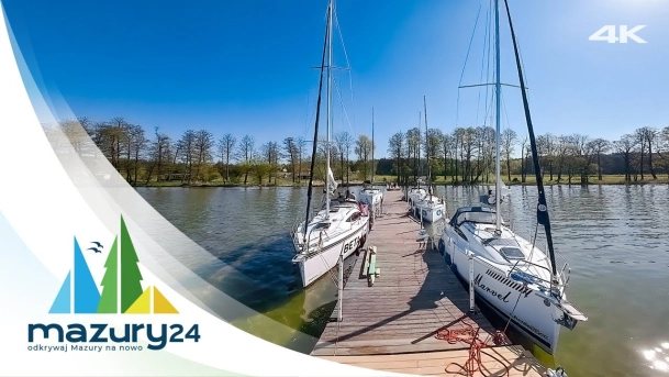 Dynamiczne Mazury, Jezioro Dargin i port Nowy Harsz, Maj 2023, 4K