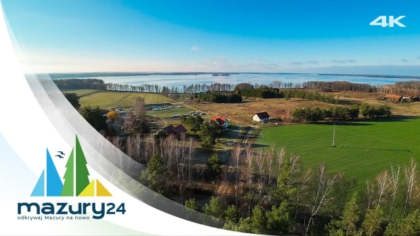 Mazury, jezioro Dargin, Dziki Harsz i okolice, 4K