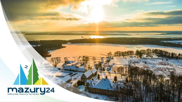 Sztynort zimą na ożywionych (AI) zdjęciach z różnych lat