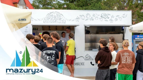 Pizzeria Marconi - Ryn - Pizzeria z widokiem na jezioro Ryńskie