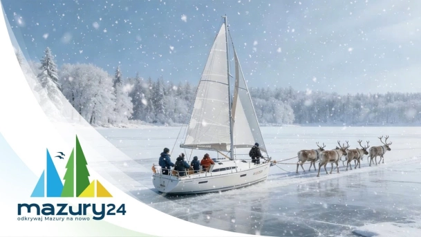 Jak AI wyobraża sobie żeglarstwo zimą?