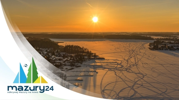 Zimowe Mazury 2026 z drona, cz. I