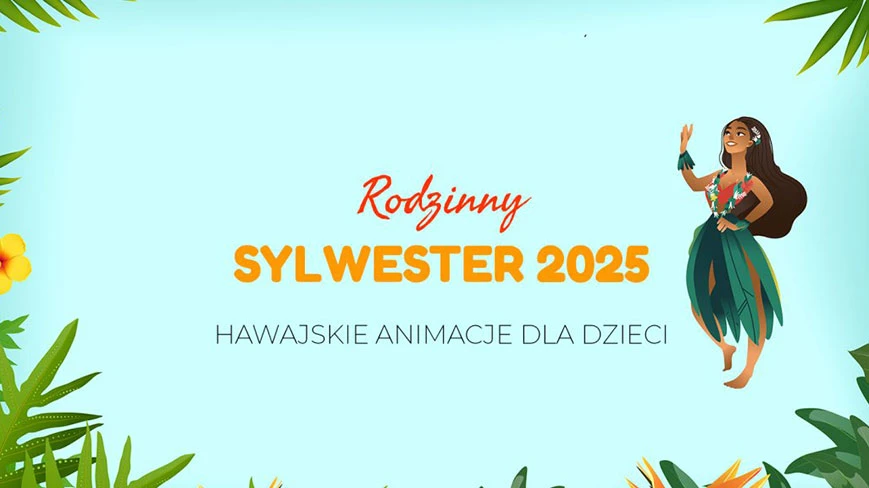 Rodzinny Sylwester na Mazurach w stylu hawajskim