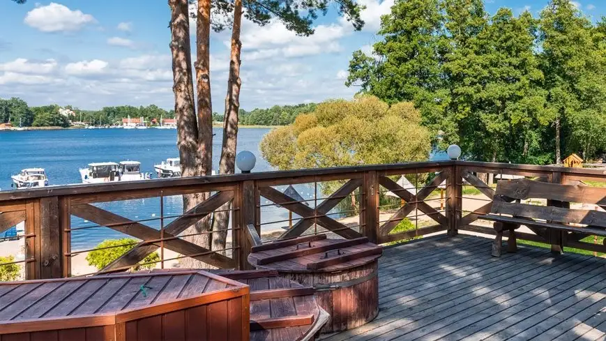 Wakacje 2022 Mazury - Domki Osada, Premium, letniskowe - pobyt 14 dni