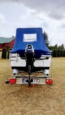 Łódka kabinowa 4,25 z silnikiem Suzuki 20 KM - zdjęcie 15