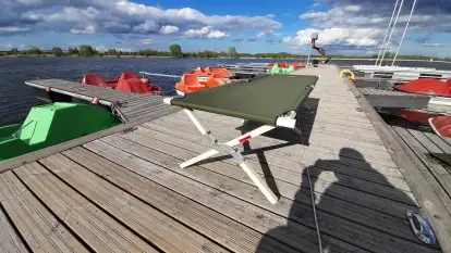 Łóżko polowe składane (kanadyjką) 100% Polska produkcja.  - zdjęcie 1