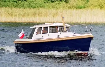 Łódż motorowa Haber 660M, stan idealny - zdjęcie 1