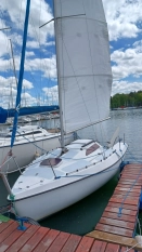 JACHT SPARK 5,5m +silnik+aku+przyczepa - zdjęcie 7