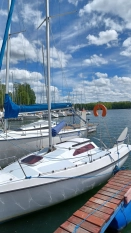 JACHT SPARK 5,5m +silnik+aku+przyczepa - zdjęcie 1