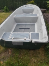 Sprzedam, łódz wiosłową wraz przyczepką. - zdjęcie 4