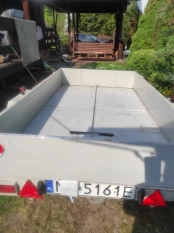 Sprzedam, łódz wiosłową wraz przyczepką. - zdjęcie 1