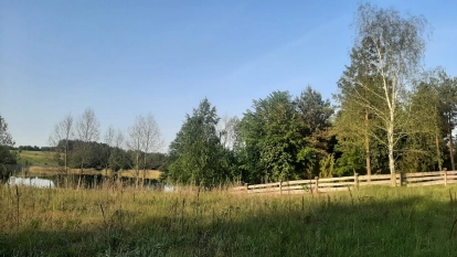 Uzbrojona działka nad jeziorem Kalwa z prawem do zabudowy - zdjęcie 1