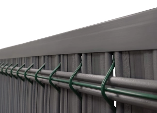 Nowoczesne osłony do paneli ogrodzeniowych 3D, 123 x 250 cm - zdjęcie 3