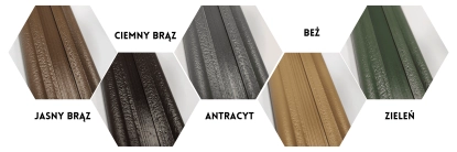 Nowoczesne osłony do paneli ogrodzeniowych 3D, 123 x 250 cm - zdjęcie 1