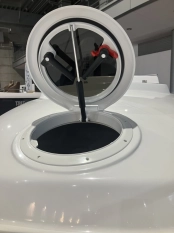 Sprzedam łódź kabinową ,motorowa "Delfin 435" - zdjęcie 7