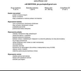 Sprzedam łódź kabinową ,motorowa "Delfin 435" - zdjęcie 1