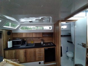 Calipso 750 houseboat zarejestrowany certyfikat bogate wyposażenie - zdjęcie 10