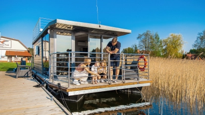 Domek na wodzie, houseboat 6-os., pływający dom - zdjęcie 21