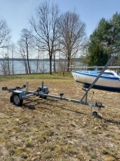 Sprzedam przyczepę podłodziową Niewiadów  N 300 - zdjęcie 3