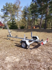 Sprzedam przyczepę podłodziową Niewiadów  N 300 - zdjęcie 2