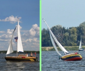 Sprzedam jacht żaglowy Mak 707 z nadbudówką - zdjęcie 10