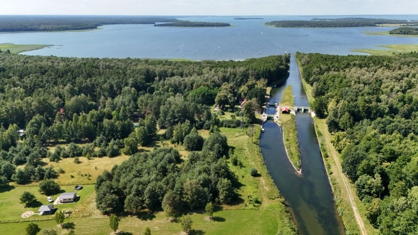 Karwik, 2 działki o pow 2500 m2 blisko kanału Jeglinskiego 