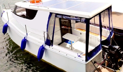Ekologiczny Hybrydowy Jacht Motorowy MY BOAT 23 SOLAR Niepowtarzalny - zdjęcie 11
