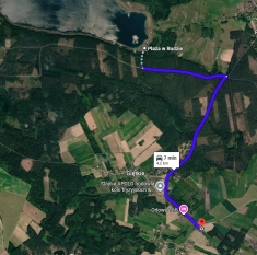 6km do J. Roś-Zabielne działka 3700 m²-warunki zabudowy dom jednorodzinny całoroczny - zdjęcie 14