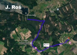 6km do J. Roś-Zabielne działka 3700 m²-warunki zabudowy dom jednorodzinny całoroczny - zdjęcie 3