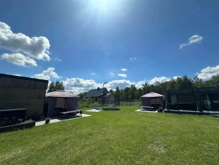 Szczechy Małe, 2 domki z jacuzzi i udziałem w plaży nad jeziorem Roś - zdjęcie 11