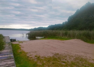 Pilchy -DZIAŁKI REKREACYJNE NAD JEZIOREM ROŚ warunki zabudowy budynek 66,75 m² pow zabudowy - zdjęcie 6