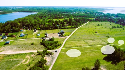Pilchy -DZIAŁKI REKREACYJNE NAD JEZIOREM ROŚ warunki zabudowy budynek 66,75 m² pow zabudowy - zdjęcie 8